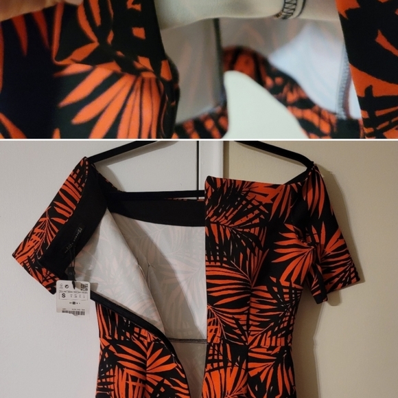 Zara off shoulder Dress - Picture 5 of 7